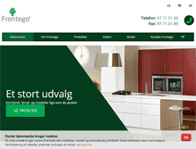 Tablet Screenshot of frontego.dk